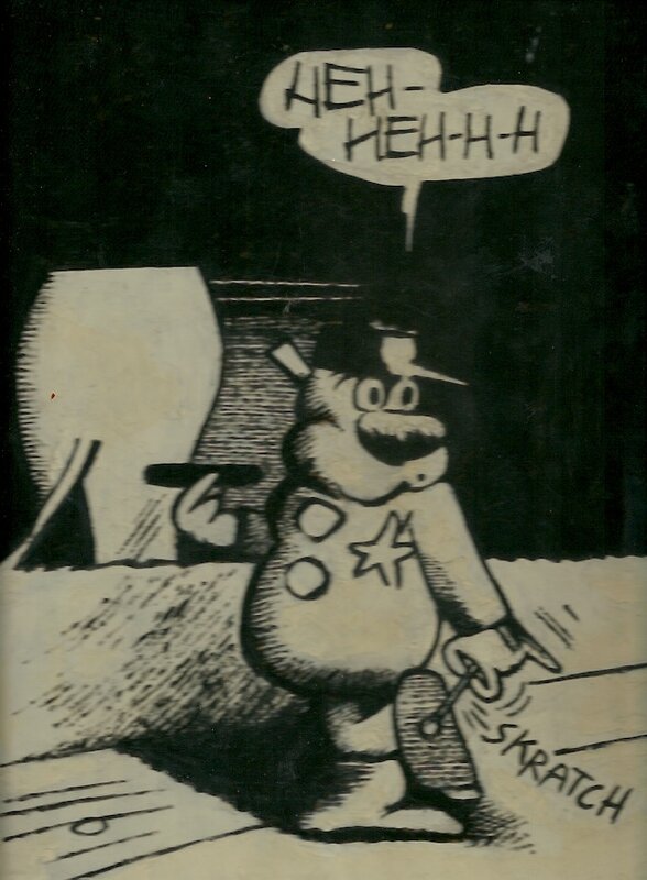 Krazy kat par George Herriman, Paul Deliège - Illustration originale