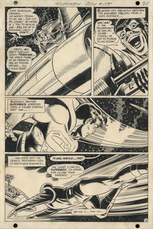 Wally Wood, Bob Brown, 1969 - Superboy  #158 - Planche originale