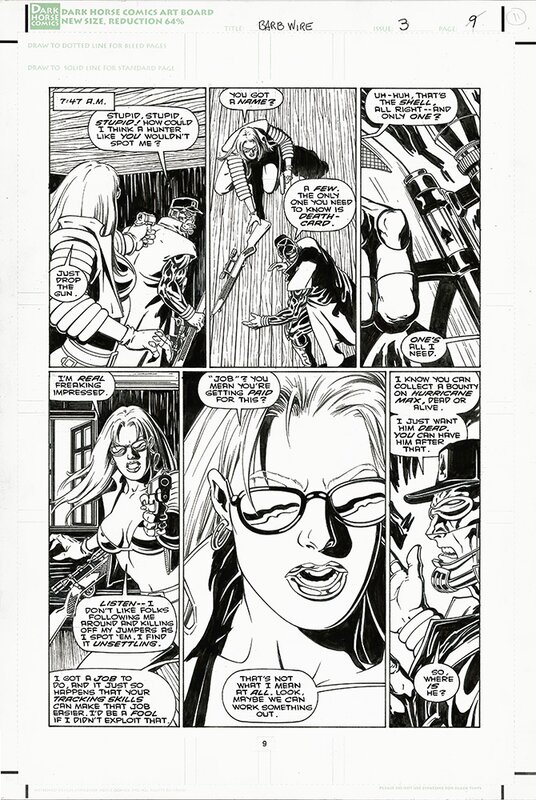 Dan Lawlis, Ian Akin, Barb Wire - Issue #3, planche 9 - Comic Strip