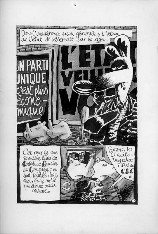 En vente - Manu Larcenet - Page 7 - Planche originale