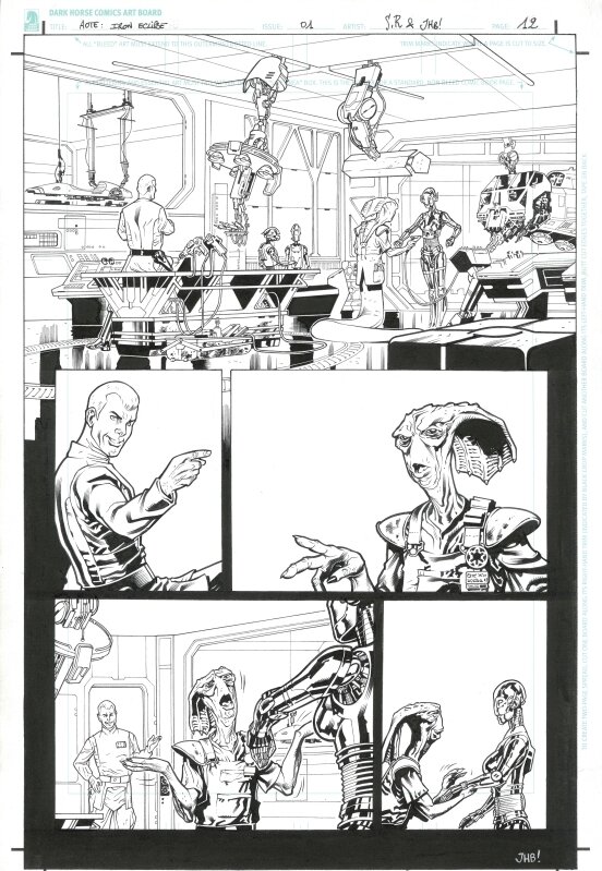 Stéphane Roux, Julien Hugonnard-Bert, Star Wars : Agent of the Empire - Iron Eclipse #1 page 12 - Comic Strip