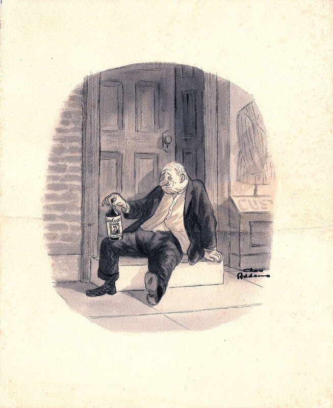 Lord Calvert by Charles Addams - Original Illustration