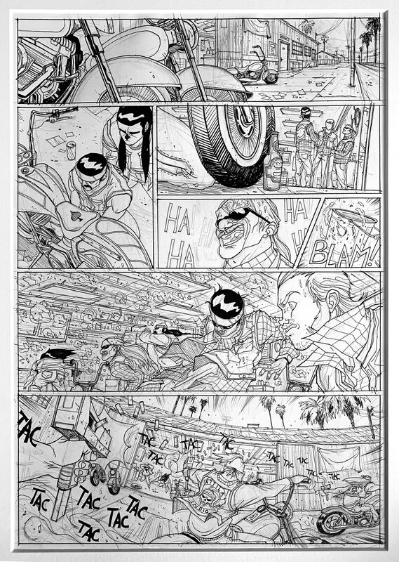 Puta Madre # Mutafukaz pg 97 by Neyef - Planche originale