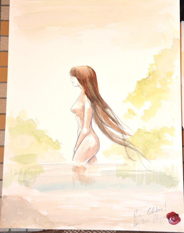 La Dame du Lac par Alexe - Illustration originale