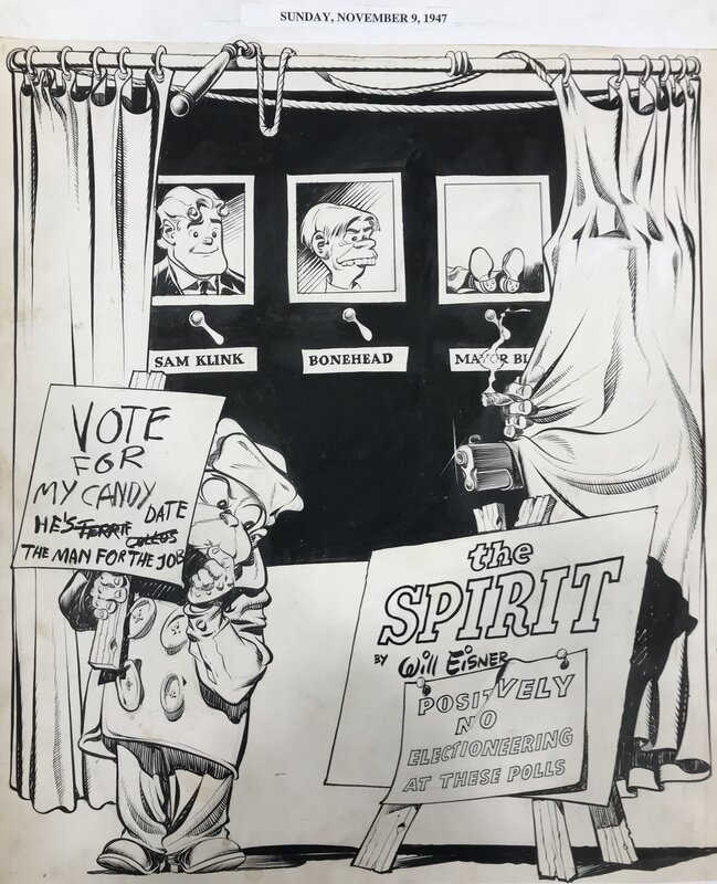 Will Eisner, The Spirit 09/11/47 p1 - Comic Strip