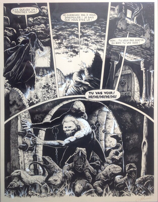 Gal Les Armées du Conquérant Planche Originale - Bd Métal Hurlant 2 et Album Humanoïdes 1977 - Comic Strip