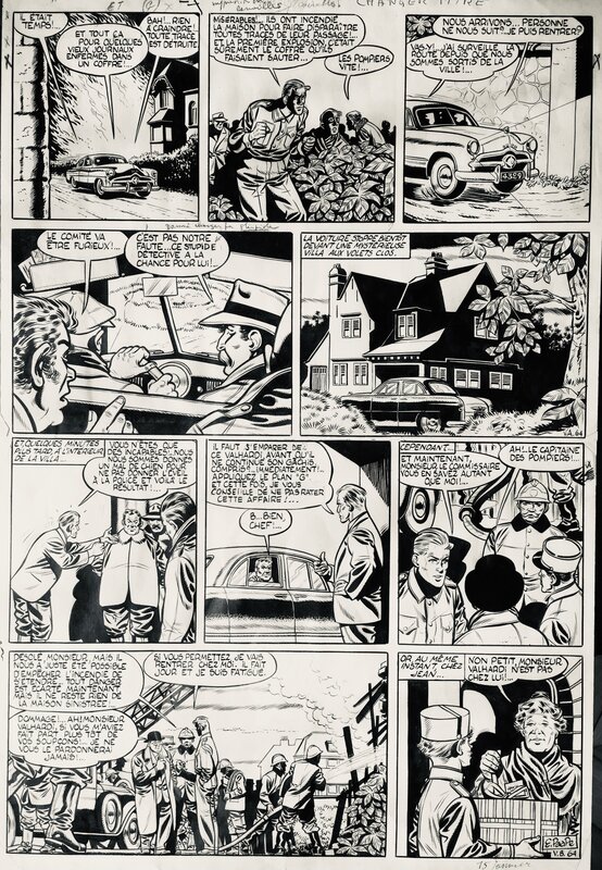 Eddy Paape, Valhardi - Le Rayon Super-Gamma - Comic Strip