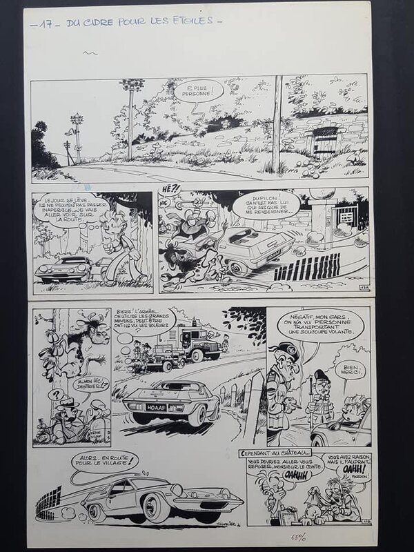 Jean-Claude Fournier, 1975 - Spirou - Du cidre pour les étoiles - Comic Strip