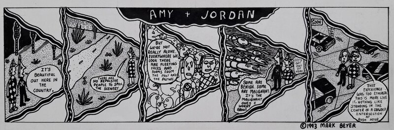 Amy + Jordan par Mark Beyer - Planche originale