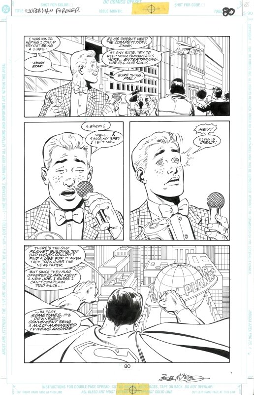 Anthony Williams, Bob McLeod, Superman Forever page 80 - Planche originale