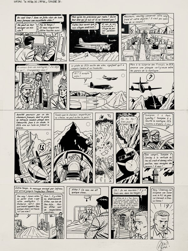 André Taymans, Jacques Martin, LEFRANC - Le Maitre de l’Atome - Comic Strip