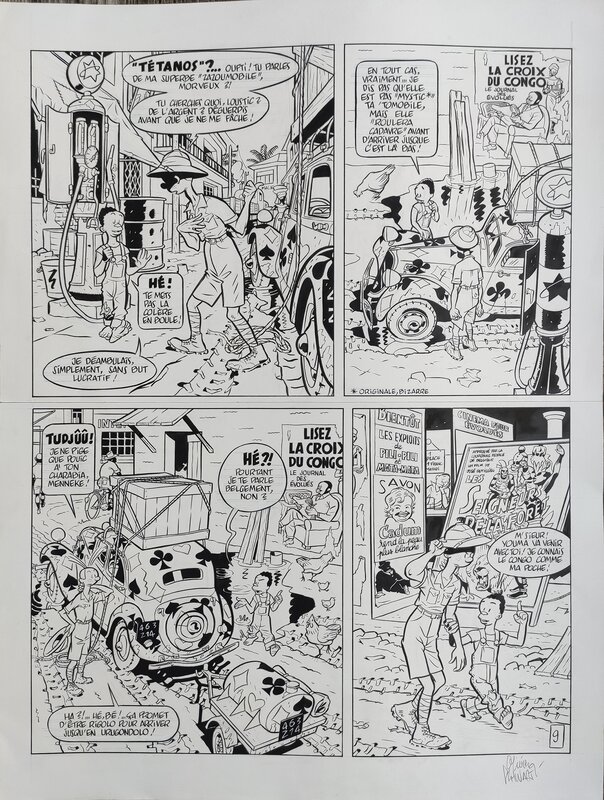 Olivier Schwartz, Yann, LE MAÎTRE DES HOSTIES NOIRES - pl.9 - Comic Strip