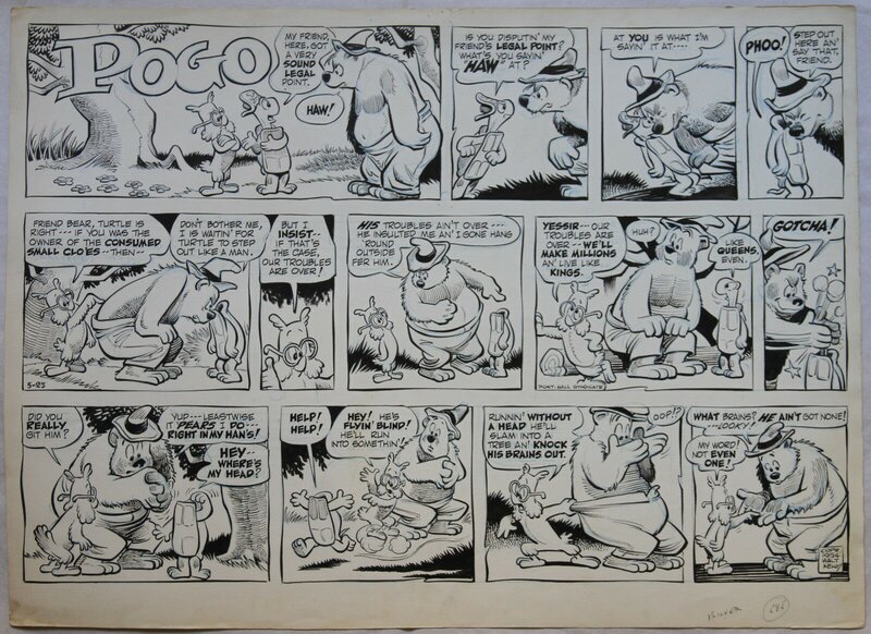 Pogo - May 23, 1954 - Walt Kelly - Comic Strip