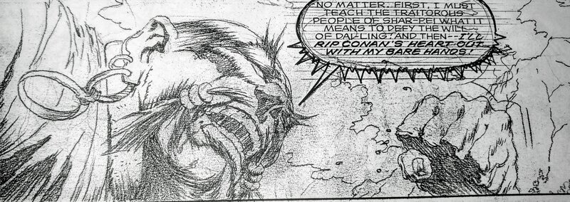 Armando Gil, John Arcudt, Blade of the Demon Slayer -  Savage Sword of Conan 175 - Illustration originale