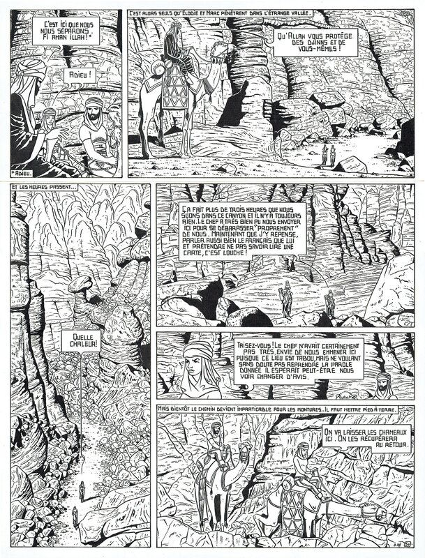 En vente - Dominique Hé, Marc Mathieu - Tome 2 - page 50 - Planche originale