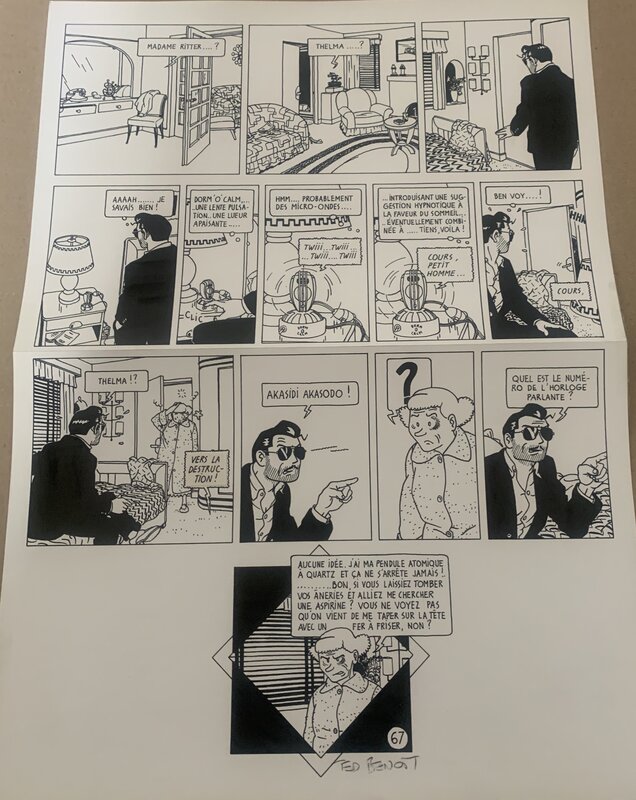 Ted BENOIT RAY BANANA - Comic Strip