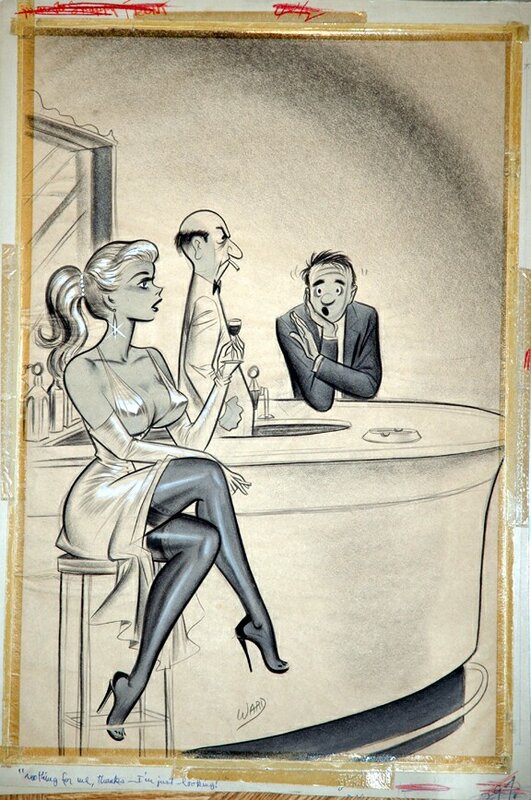 Just Looking by Bill Ward - Original Illustration