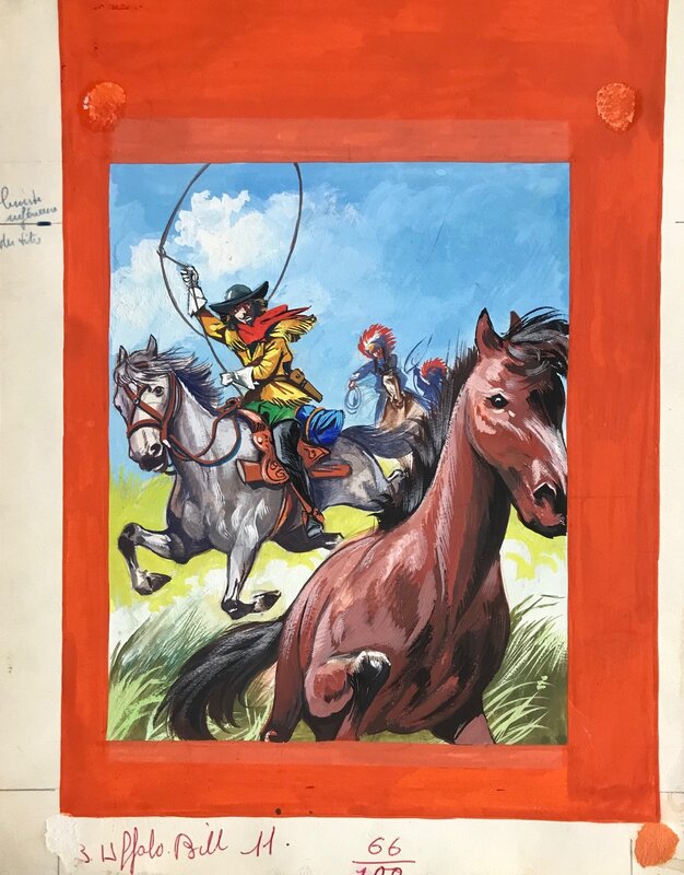Henri Dimpre, Buffalo Bill n° 11 couv - Couverture originale