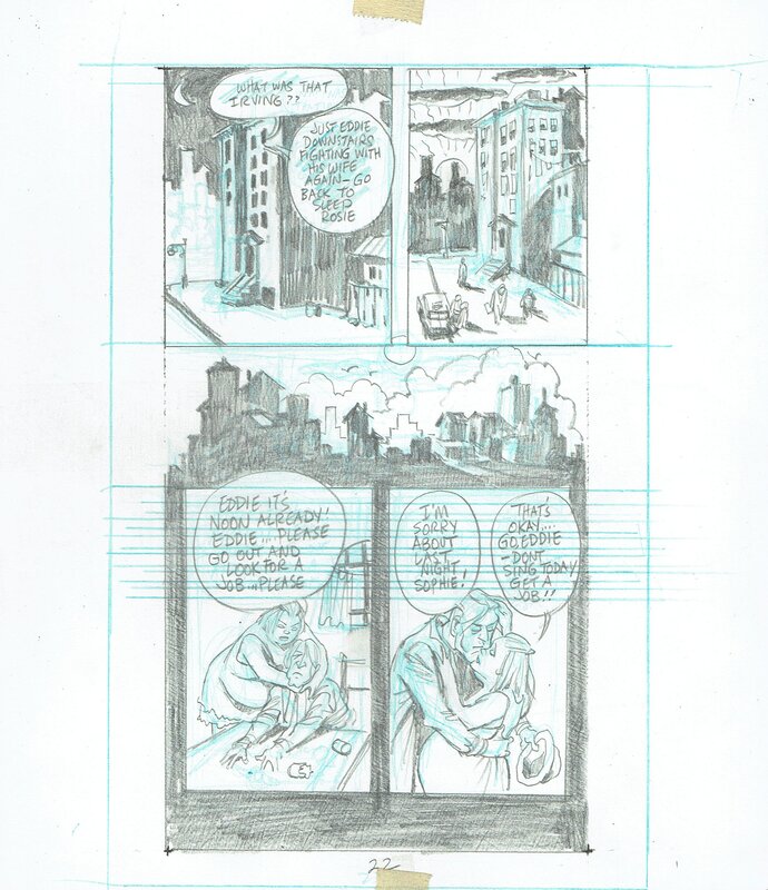 Will Eisner, A Contract with God. The Street Singer - Planche originale