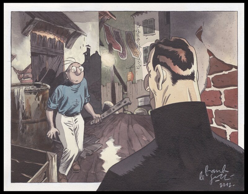 For sale - Frank Le Gall, 2012 - Poussin & Mr.Novembre - Original Illustration