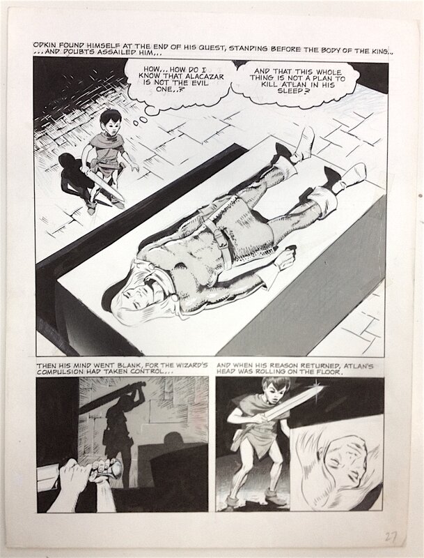 THE WIZARD KING by Wally Wood - Comic Strip
