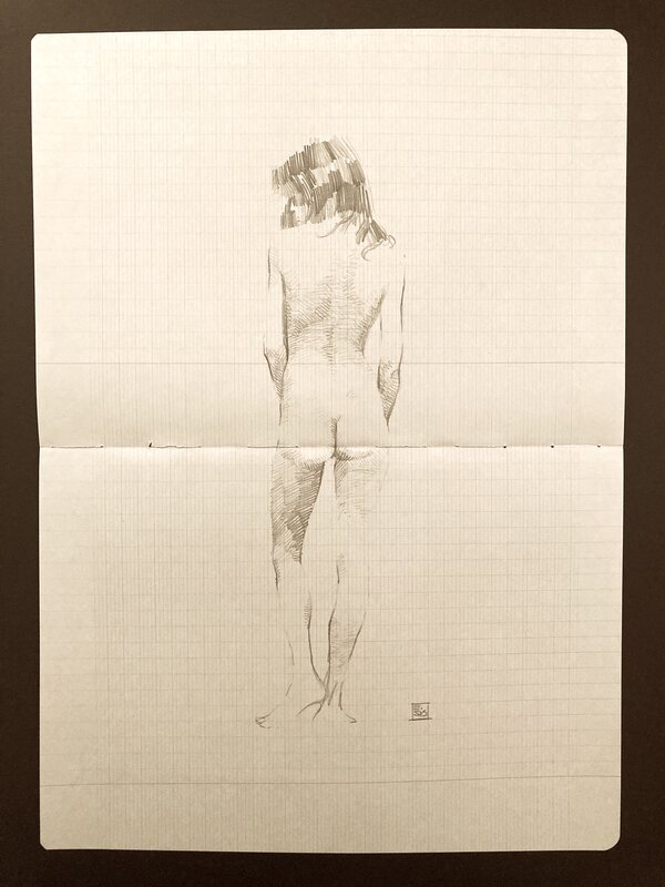 Femme nue par Enric Sió - Œuvre originale