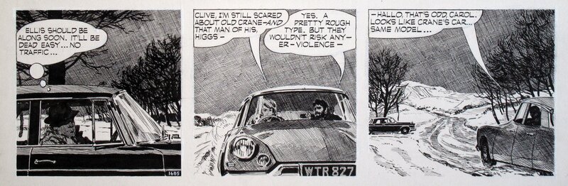 David Wright, Carol Day • The Changeling #1685 • Citroën DS - Planche originale