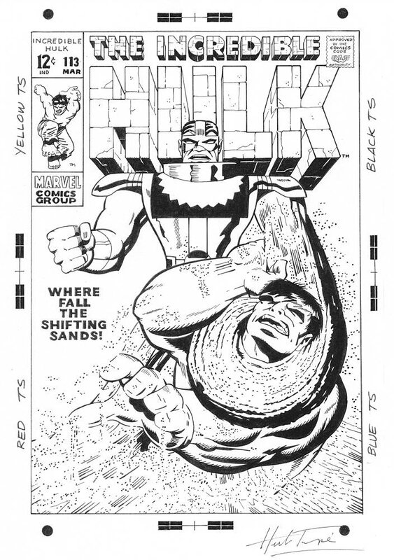 Herb Trimpe, Hulk 113 (Recréation) - Couverture originale