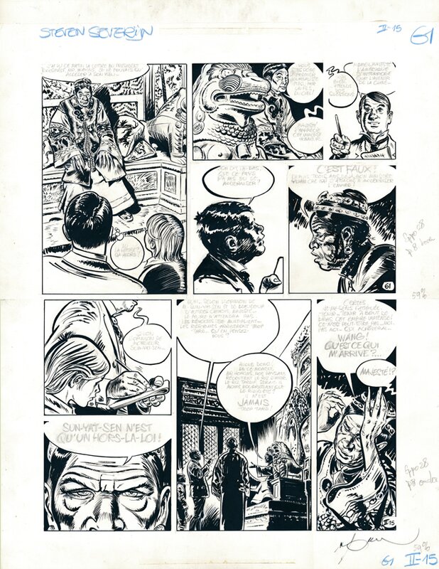 René Follet | 1976 | Steven Severijn: Onraad in China - Comic Strip