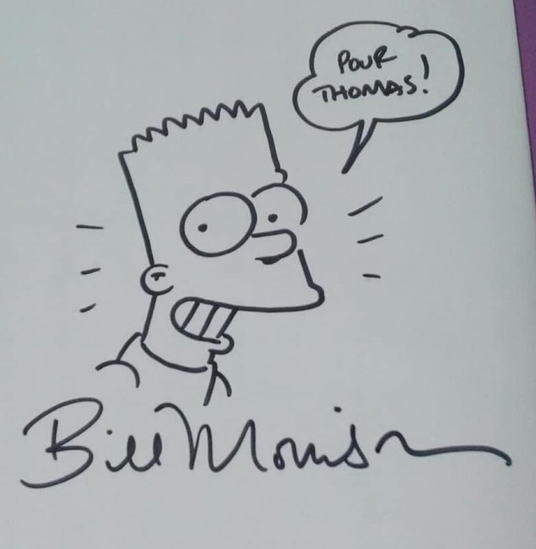 Bill Morrison, Bartman (les Simpson) - Dédicace
