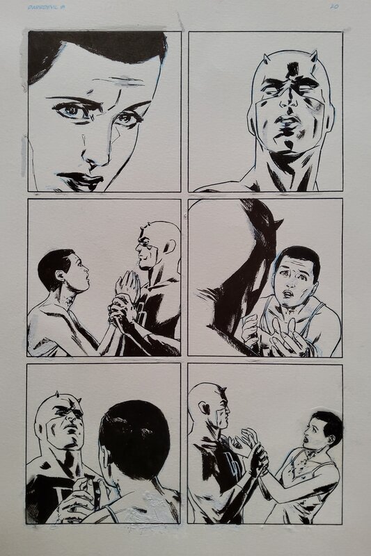 Michael Lark, Stefano Gaudiano, DAREDEVIL # 91 p. 20 - Comic Strip