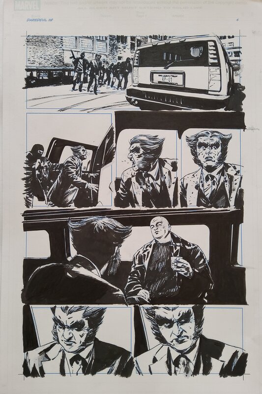 Michael Lark, Stefano Gaudiano, Daredevil # 118 p. 4 - Comic Strip