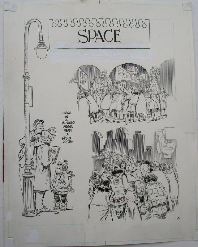 Space - page 1 par Will Eisner - Planche originale