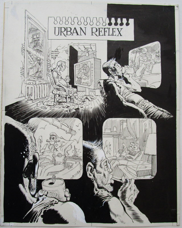 Will Eisner, Urban reflex - page 1 - Planche originale