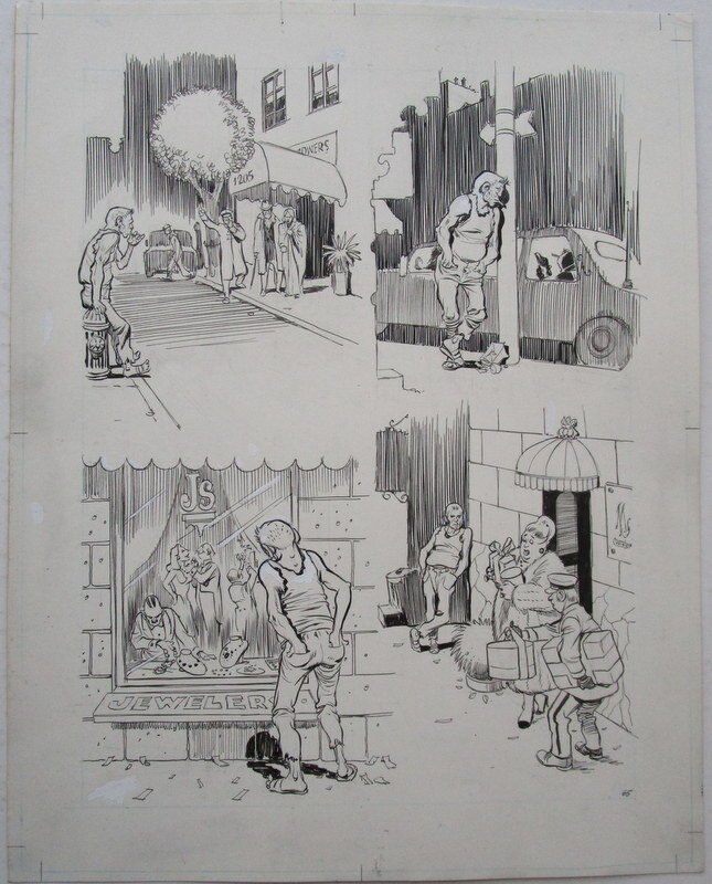 Will Eisner, Urban reflex - page 3 - Planche originale