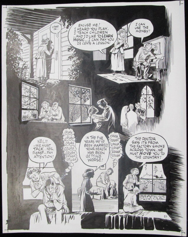 Will Eisner, Dropsie avenue  page 27 - Planche originale