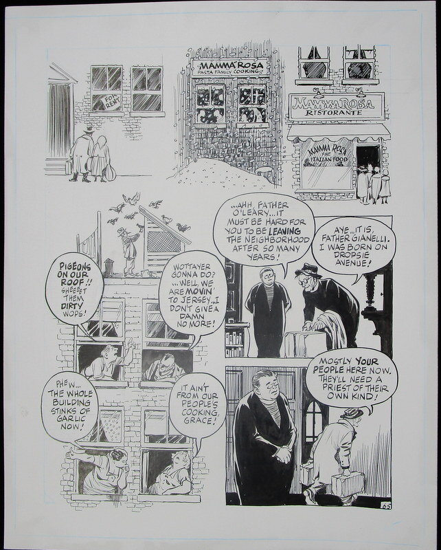 Will Eisner, Dropsie avenue - page 65 - Planche originale