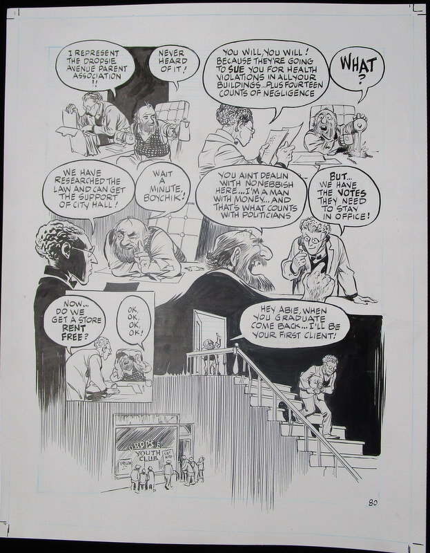 Will Eisner, Dropsie avenue - page 80 - Planche originale