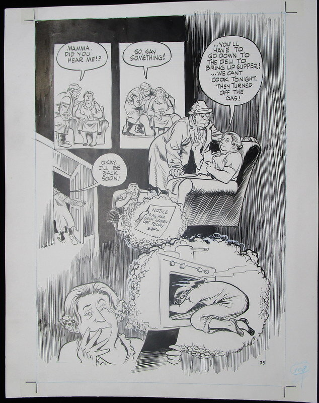 Will Eisner, Mortal combat page 23 - Planche originale