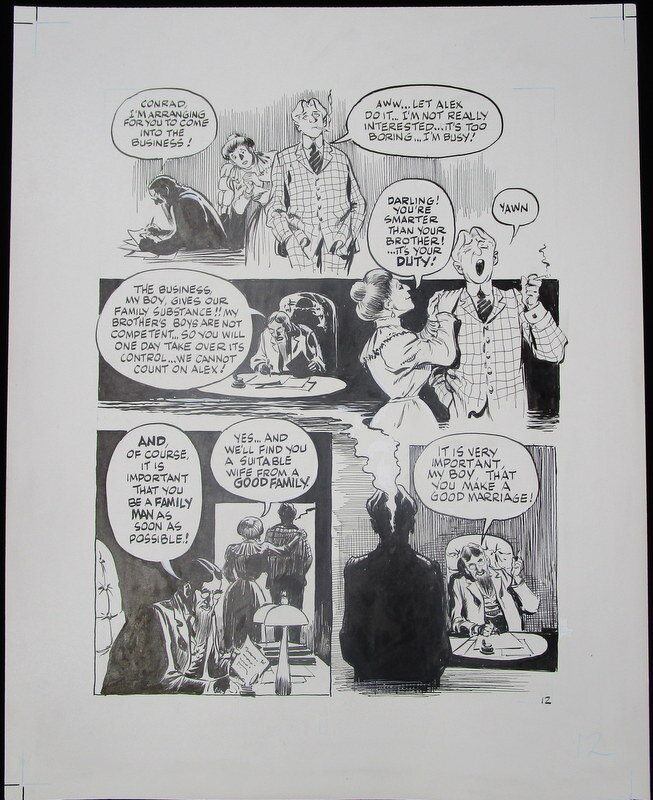 Will Eisner, The name of the game - page 12 - Planche originale