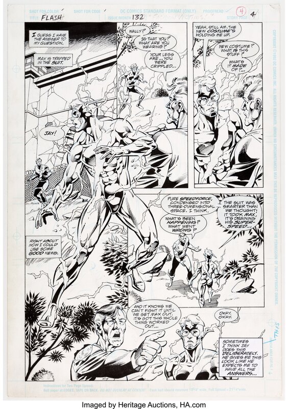 Flash #132 Page 4 par Paul C. Ryan, John Nyberg - Planche originale