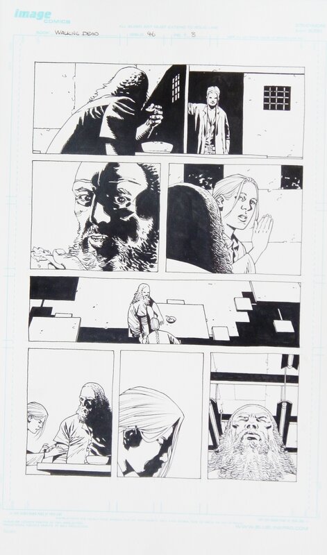 Charlie Adlard, Walking Dead   Issue 46 - Planche originale