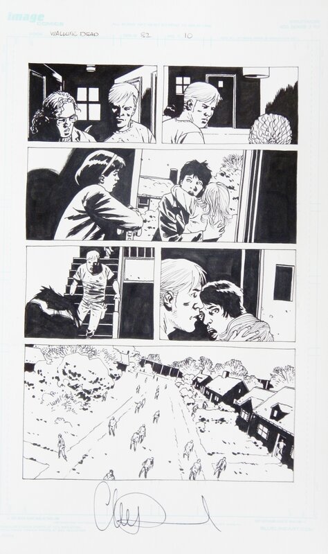 Charlie Adlard, Walking Dead   Issue 82 - Planche originale