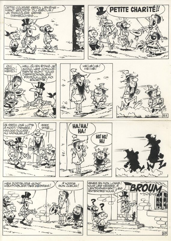 Marcel Remacle, Le Vieux Nick & Barbe-Noire - Aux Mains des Akwabons Page 3 - Comic Strip