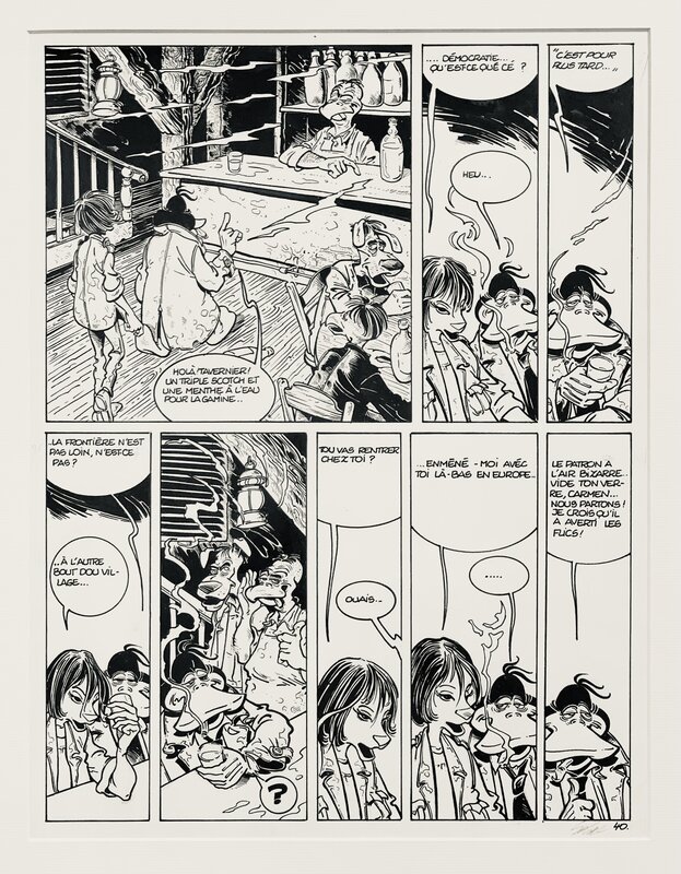 Sokal, Canardo, l'Amerzone - Comic Strip