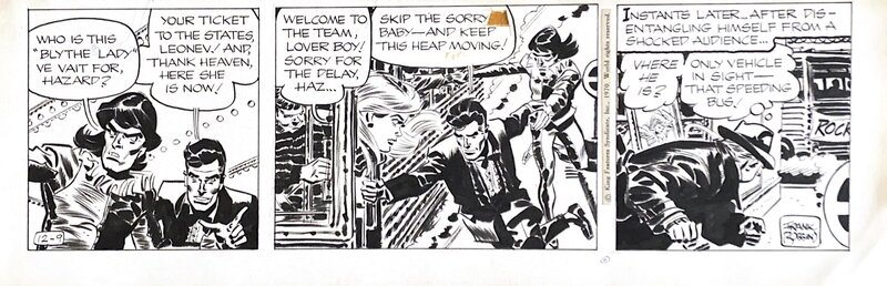 Frank Robbins, Johnny Hazard, dayly strip 9/12/1970 - Comic Strip