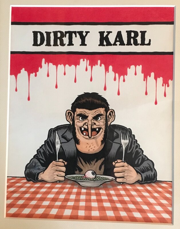 Relom, Dirty Karl (réédition fluide glacial) - Couverture originale