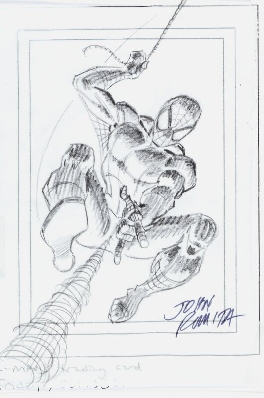 John Romita, Spider-Man Trading Card (Prelim) - Original Illustration