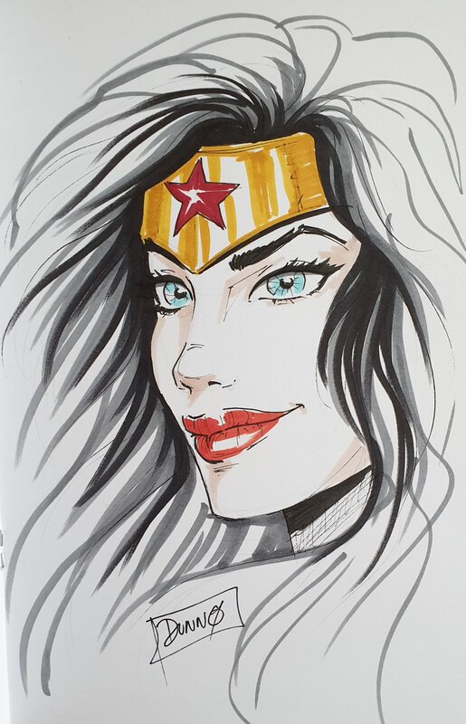 Wonder Woman par Dunno - Planche originale