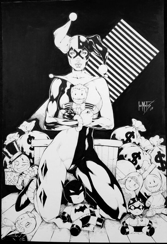 Harley Quinn by Léo Matos - Original Illustration